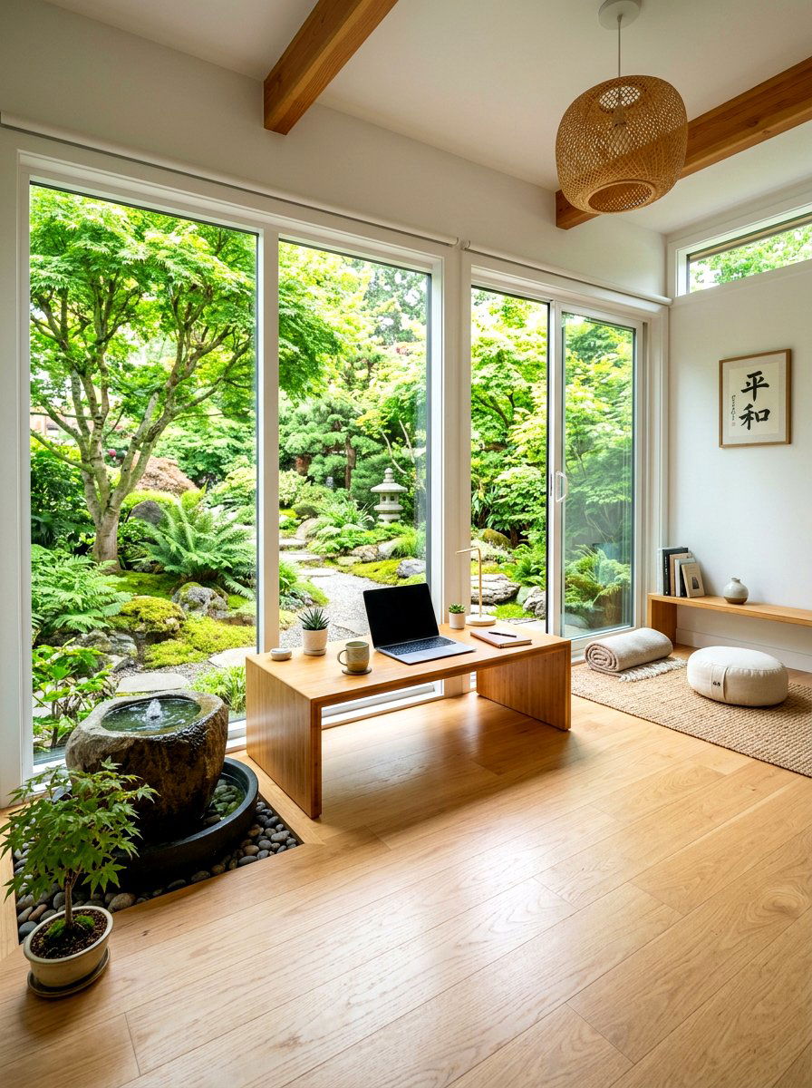Zen Home Studio - 30 masculine home studio ideas