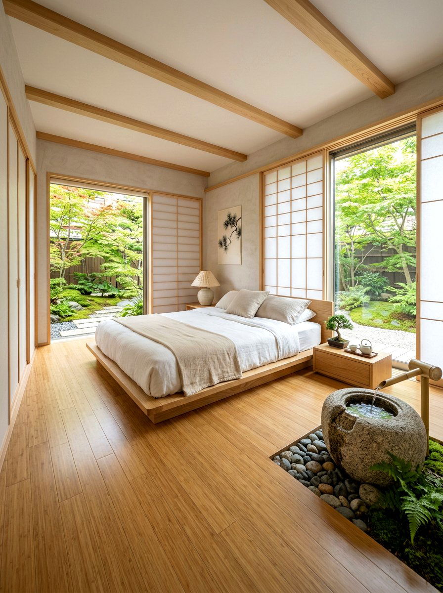 Zen Inspired Bedroom - 30 sophisticated bedroom decor ideas