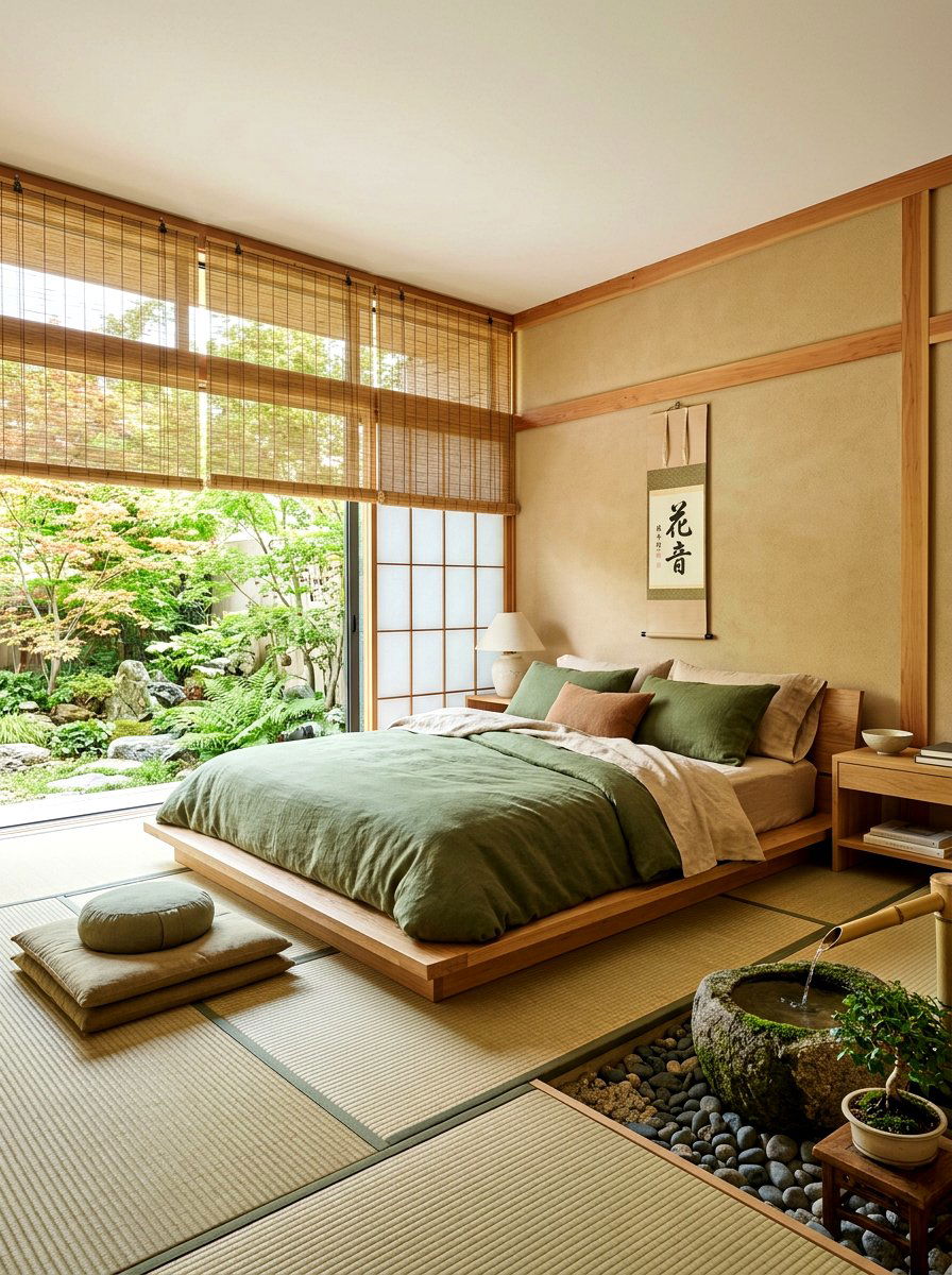 Zen Inspired Bedroom Retreat - 30 apartment bedroom ideas