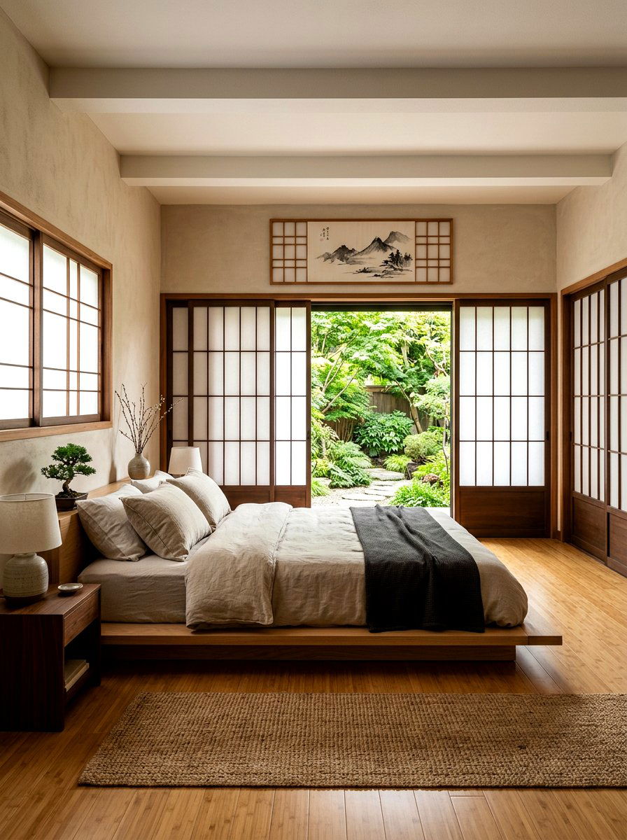 Zen Japanese Bedroom - 30 couture bedroom ideas