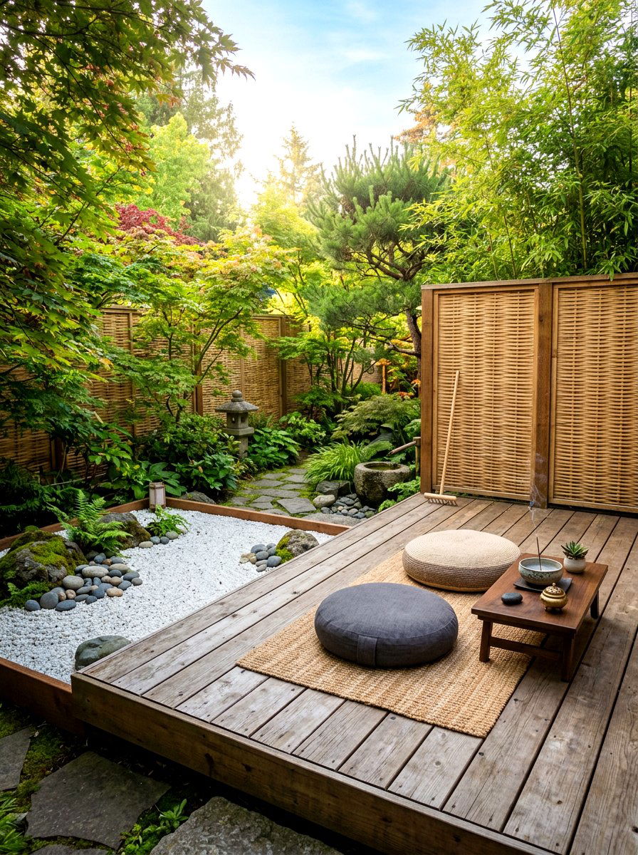 Zen Meditation Deck - 30 deck decorating ideas
