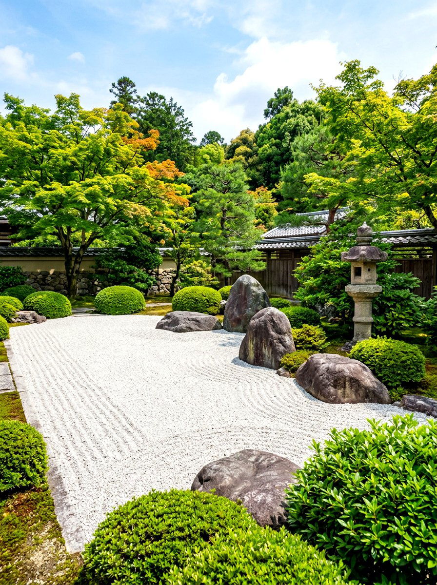 Zen Meditation Garden - 30 backyard garden ideas