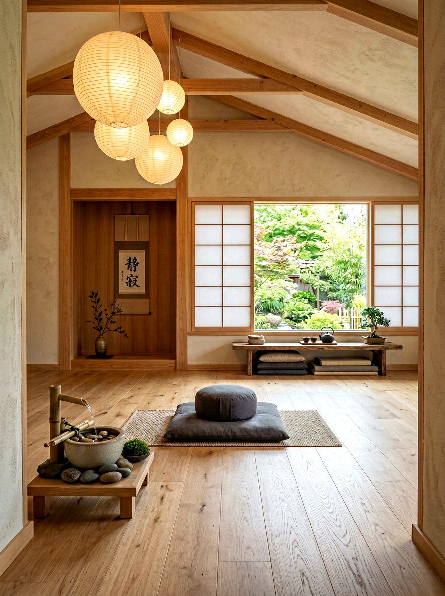 Zen Meditation Retreat Attic - 30 attic studio ideas