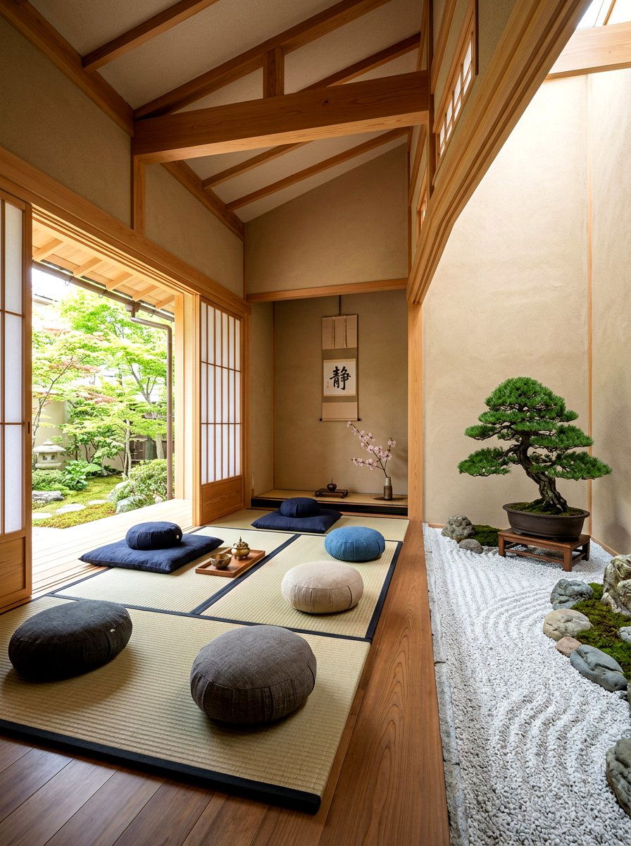 Zen Meditation Room - 30 vacation home vibe ideas