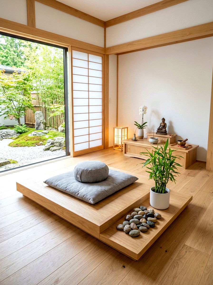 Zen Meditation Space - 30 home altar ideas
