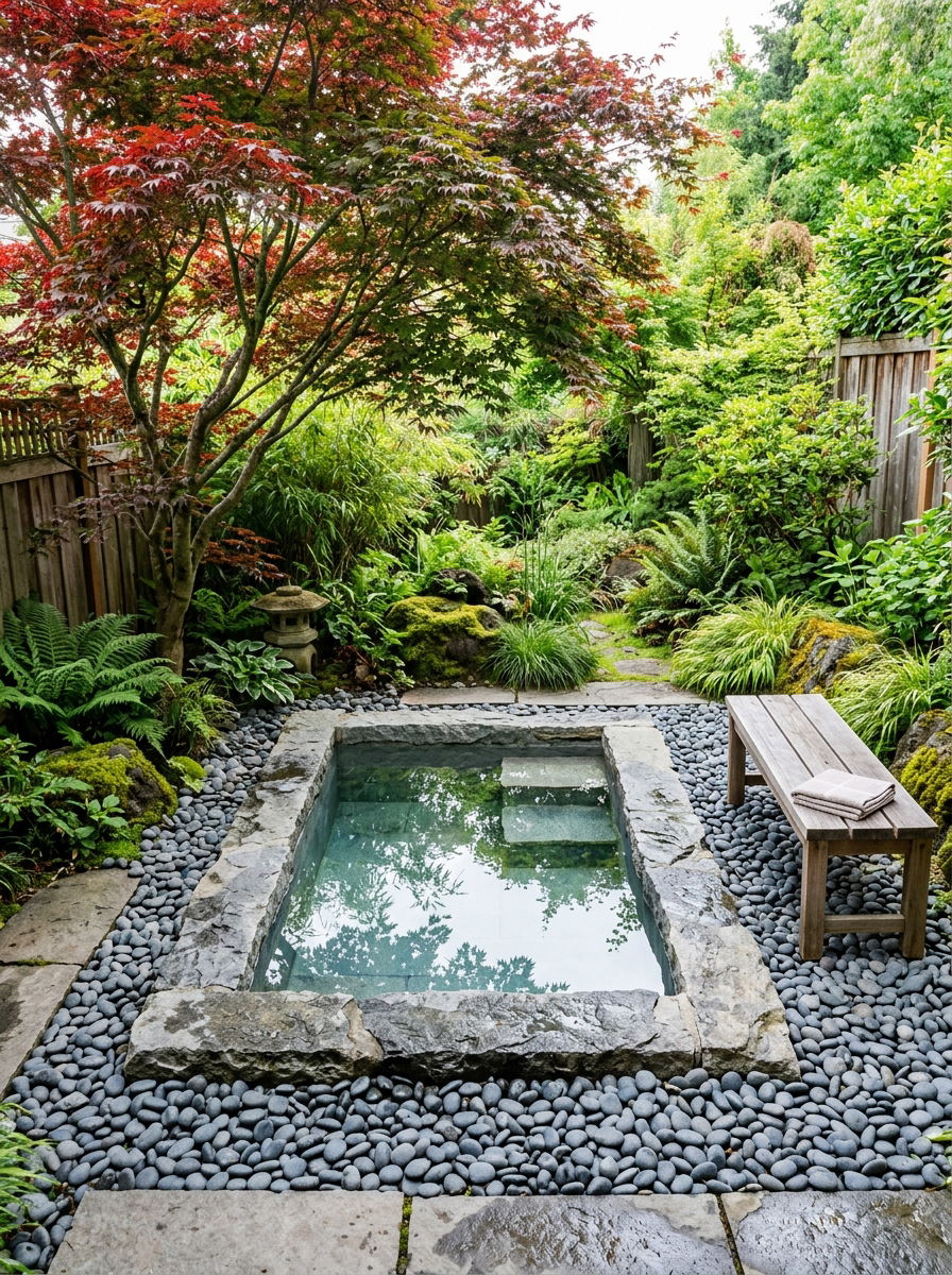 Zen Plunge Pool - 30 plunge pool ideas