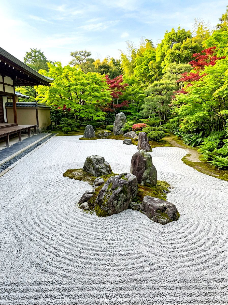 Zen Rock Garden - 30 Japanese garden ideas