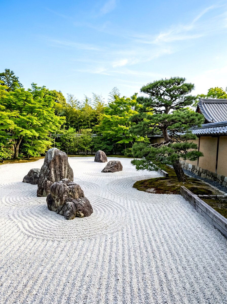 Zen Rock Garden - 30 modern front yard ideas