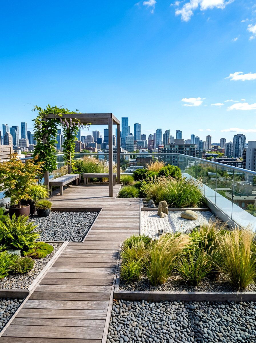 Zen Rooftop Garden - 30 zen garden ideas