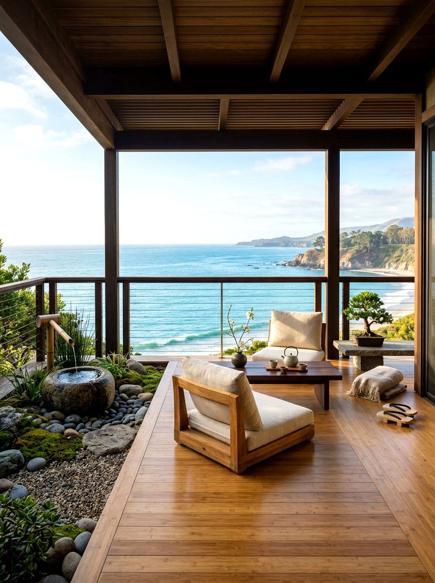 Zen Seaside Porch - 30 seaside porch ideas