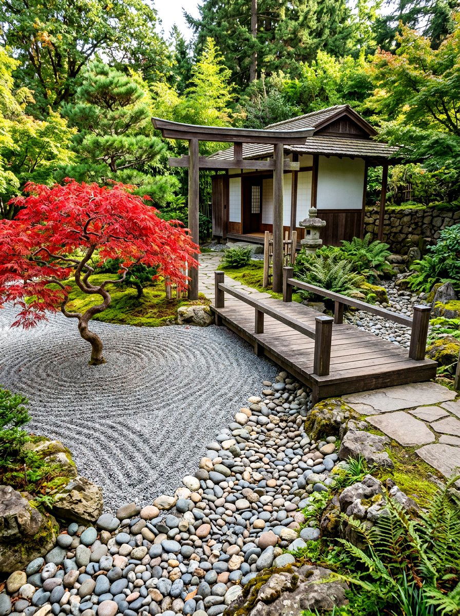Zen Style Entryway - 30 front entry landscaping ideas