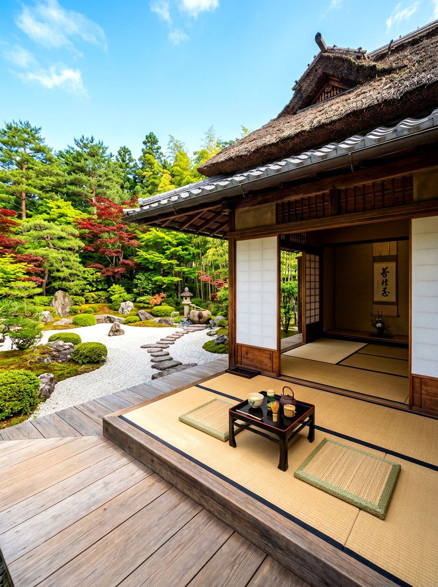 Zen Tea House - 30 cozy backyard room ideas