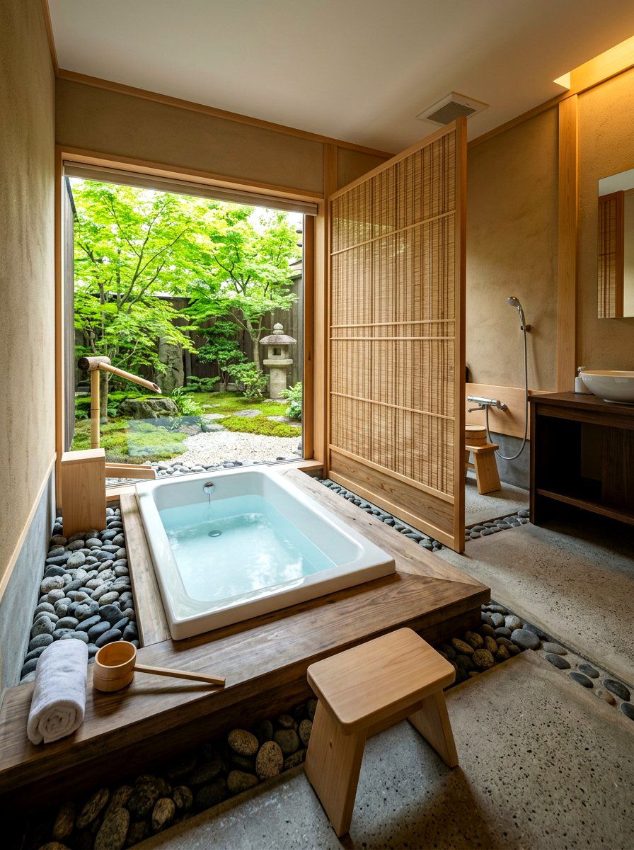 Zen bathroom with cold tub - 30 contrast therapy bathroom ideas
