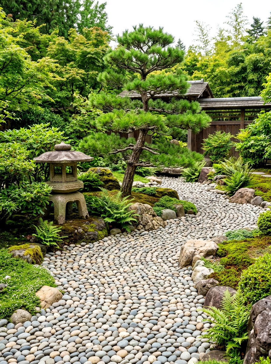 Zen dry creek bed - 30 dry creek bed ideas