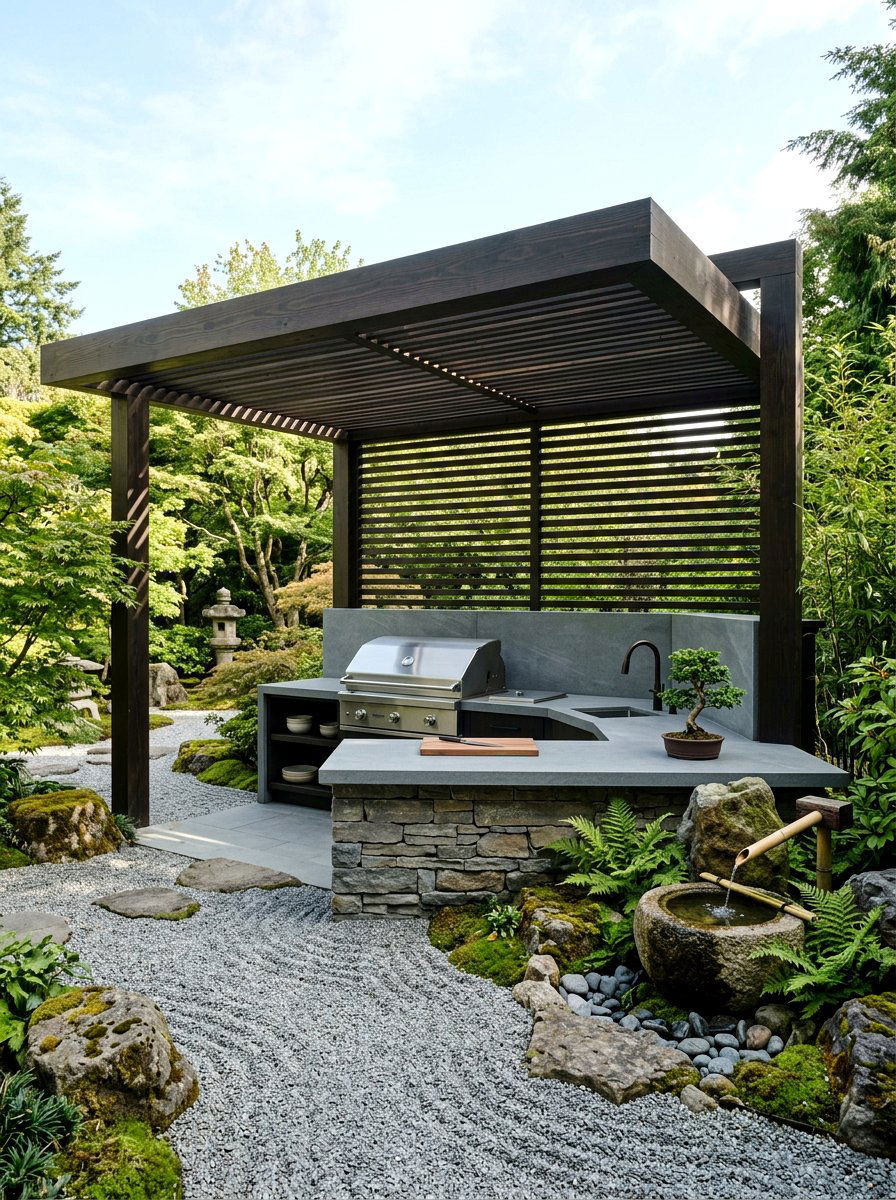 Zen garden pergola kitchen - 30 pergola with kitchen ideas