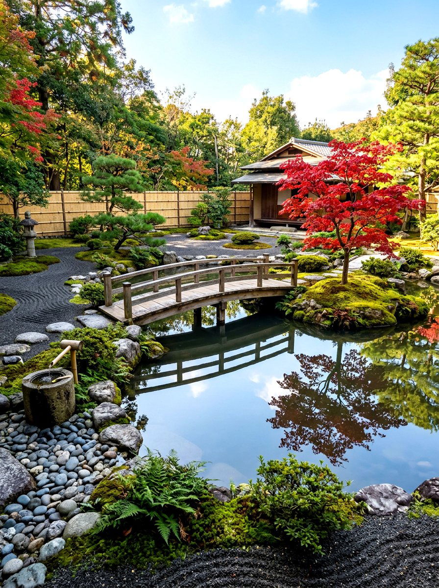 Zen garden pool - 30 backyard oasis pool ideas