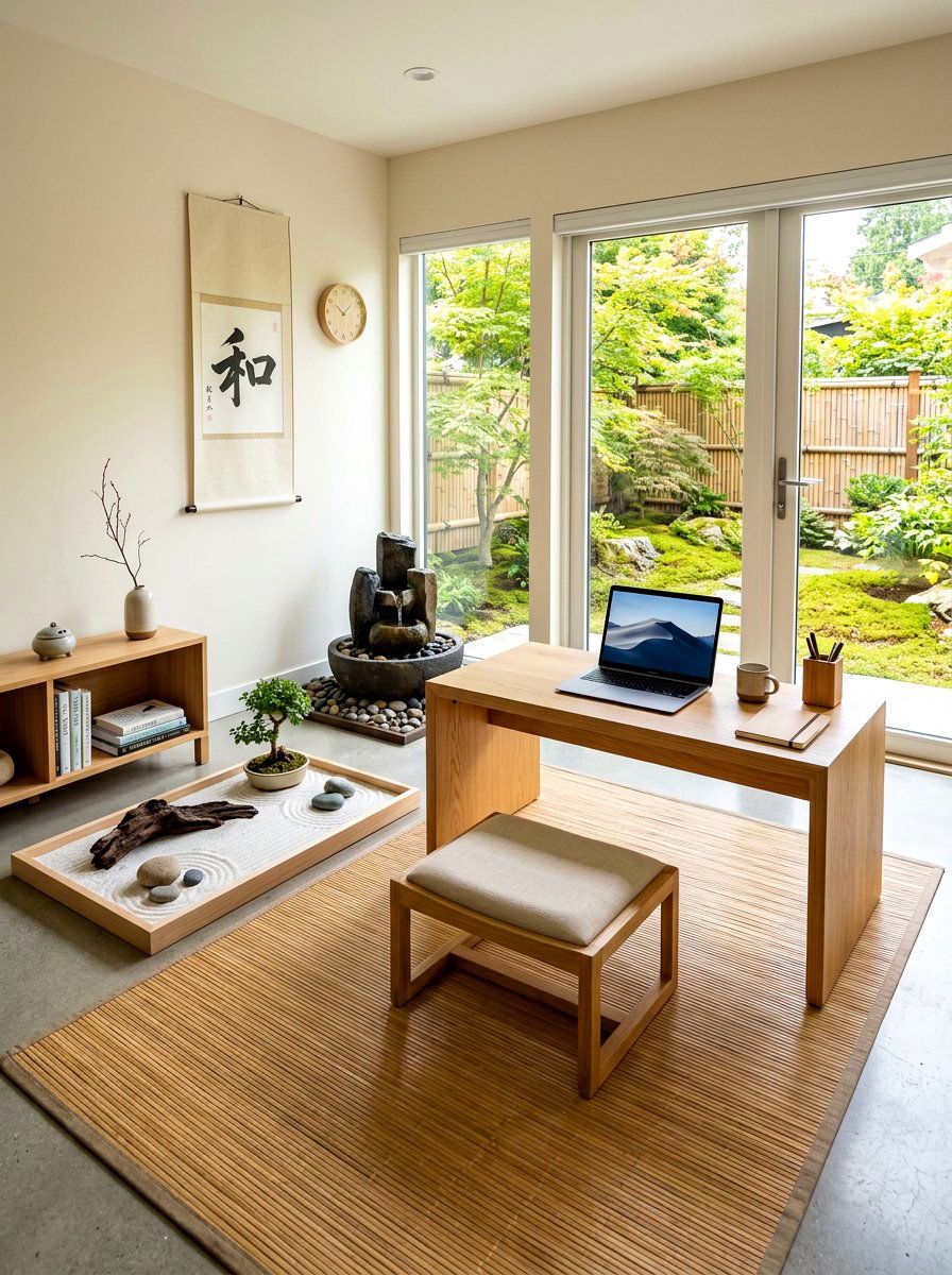 Zen home office - 30 viral home office ideas
