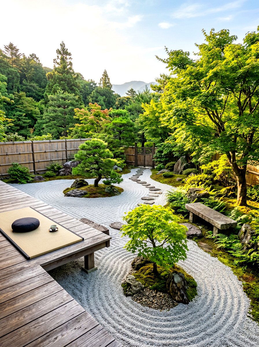 Zen meditation space