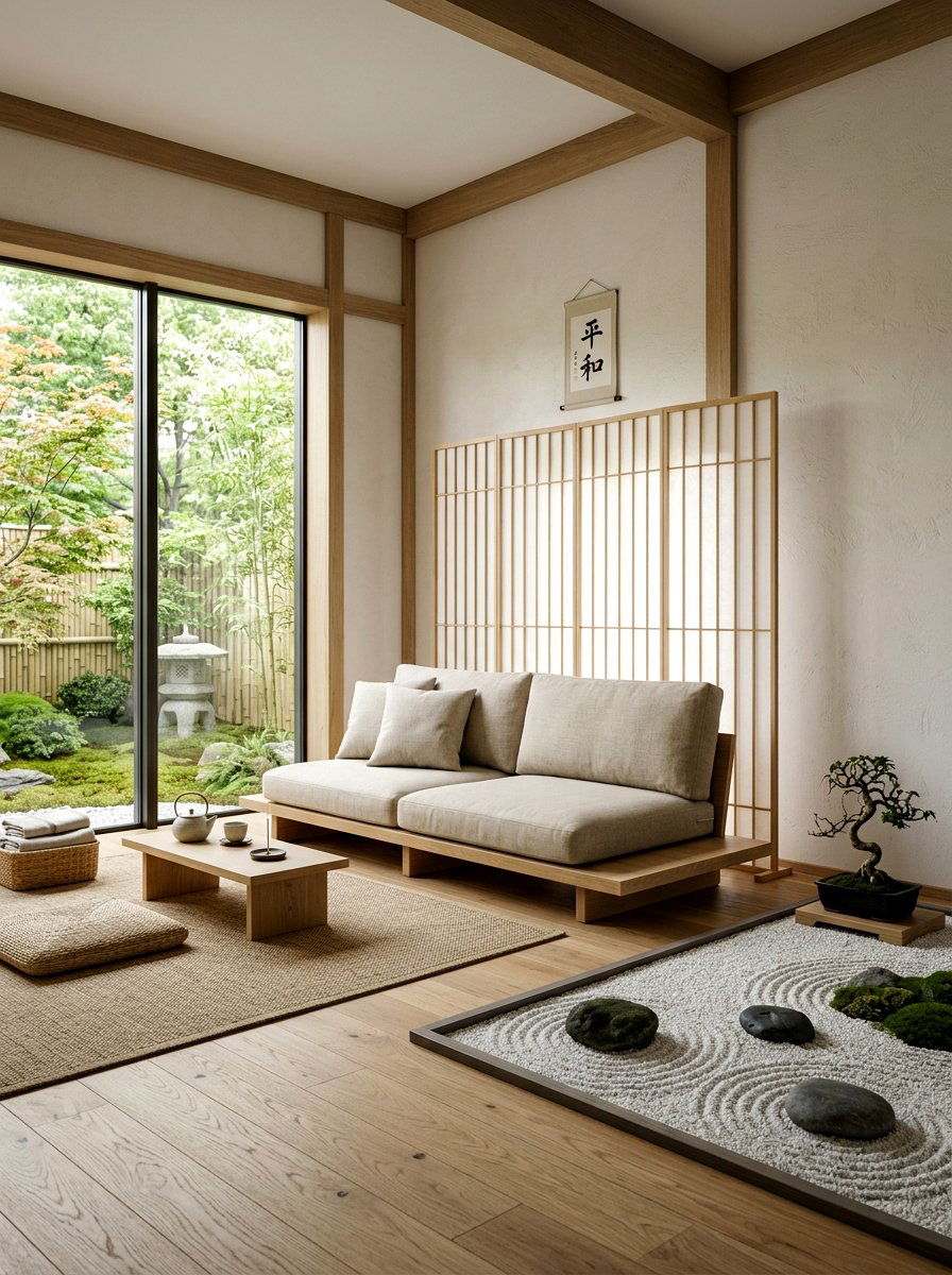 Zen style living room - 30 restorative living room ideas