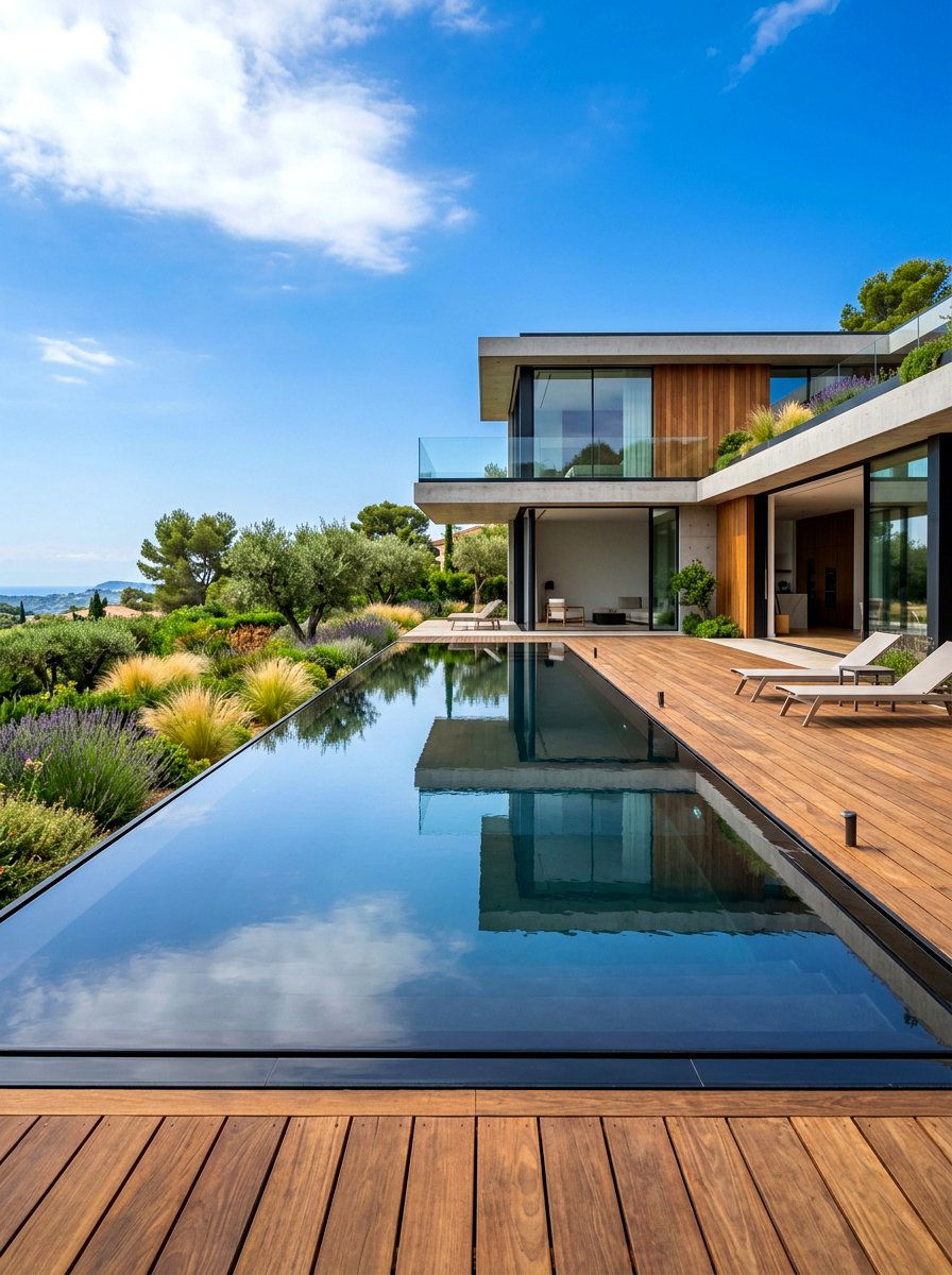 Zero Edge Pool Aesthetic - 30 family pool ideas