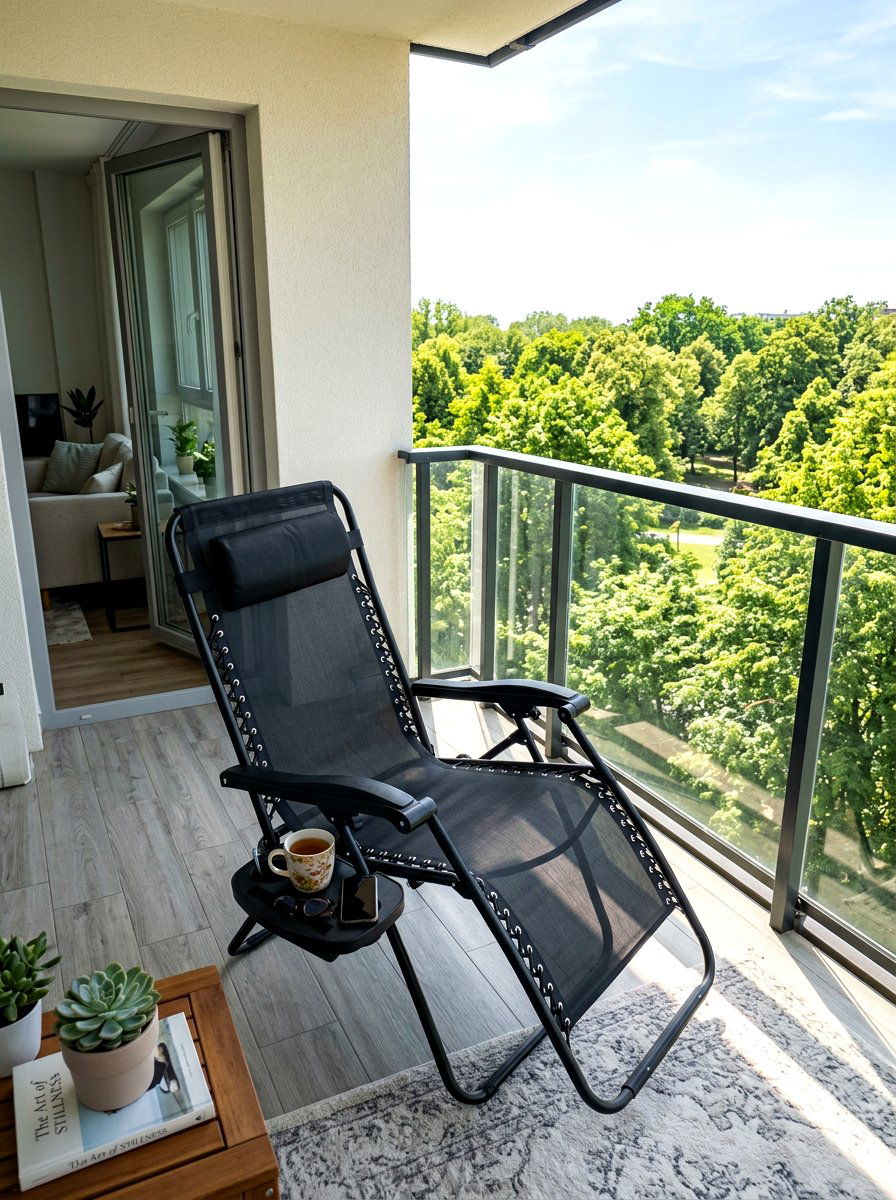 Zero Gravity Chair - 30 small space outdoor furniture ideas