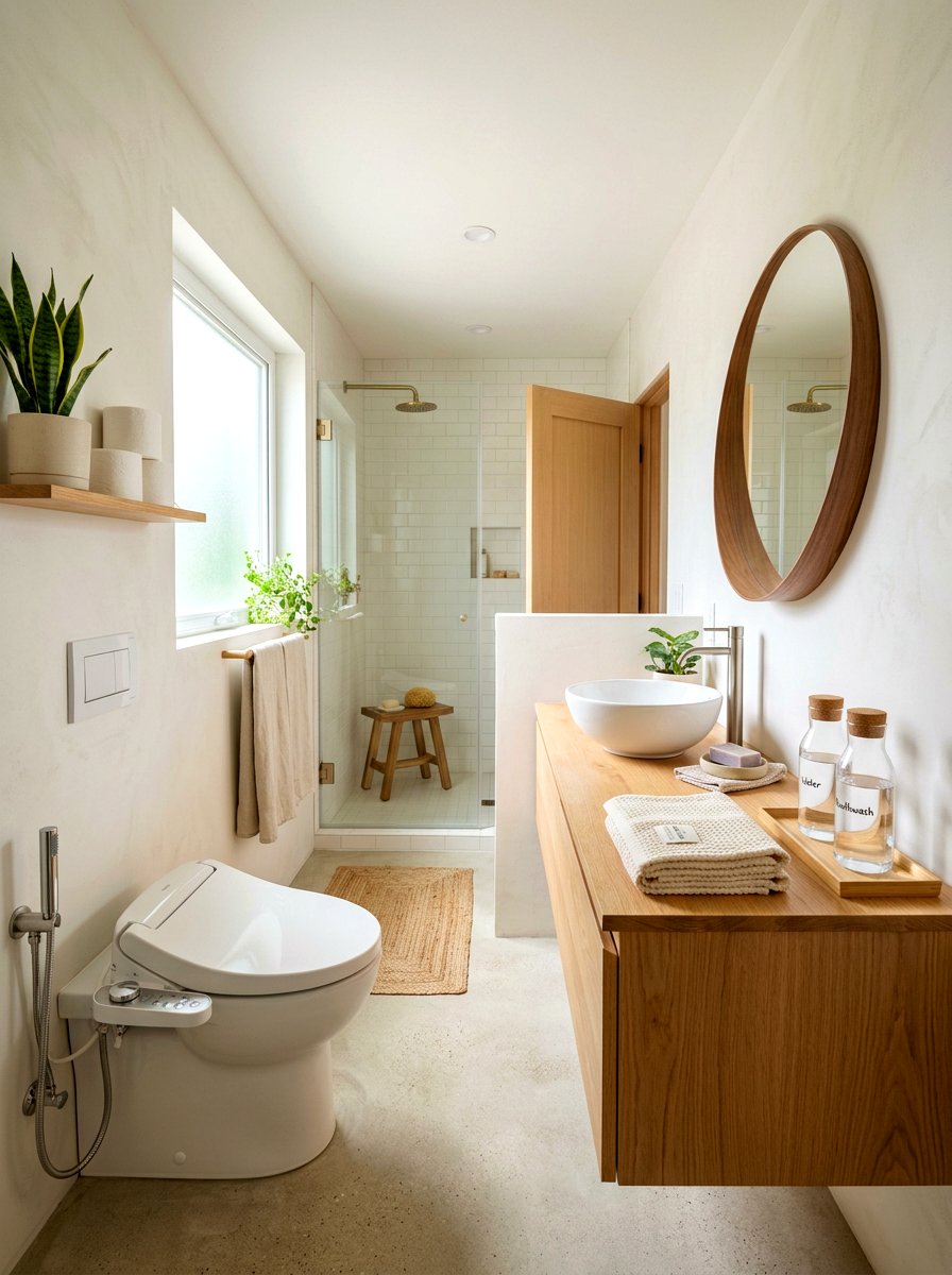 Zero waste guest bathroom - 30 low waste home ideas
