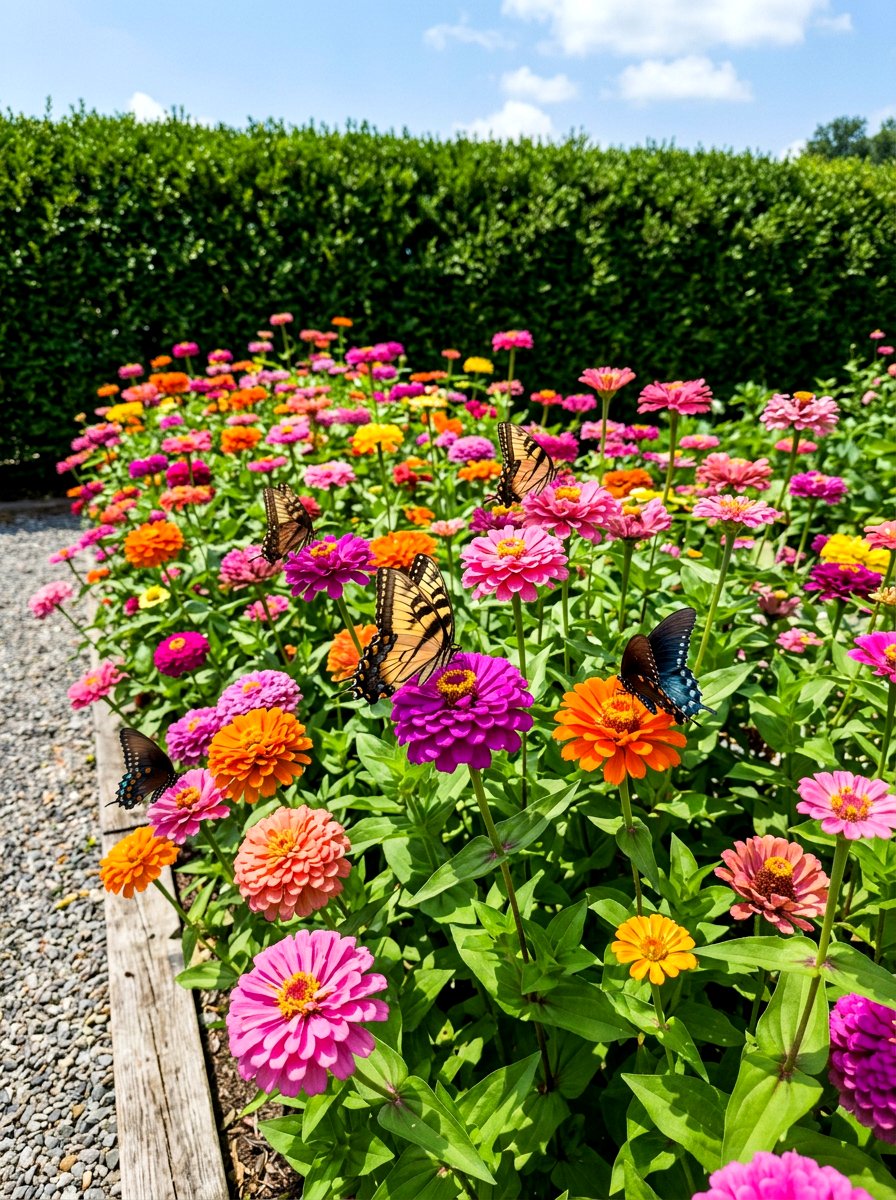 Zinnias For Butterfly Pollination - 30 butterfly haven backyard ideas