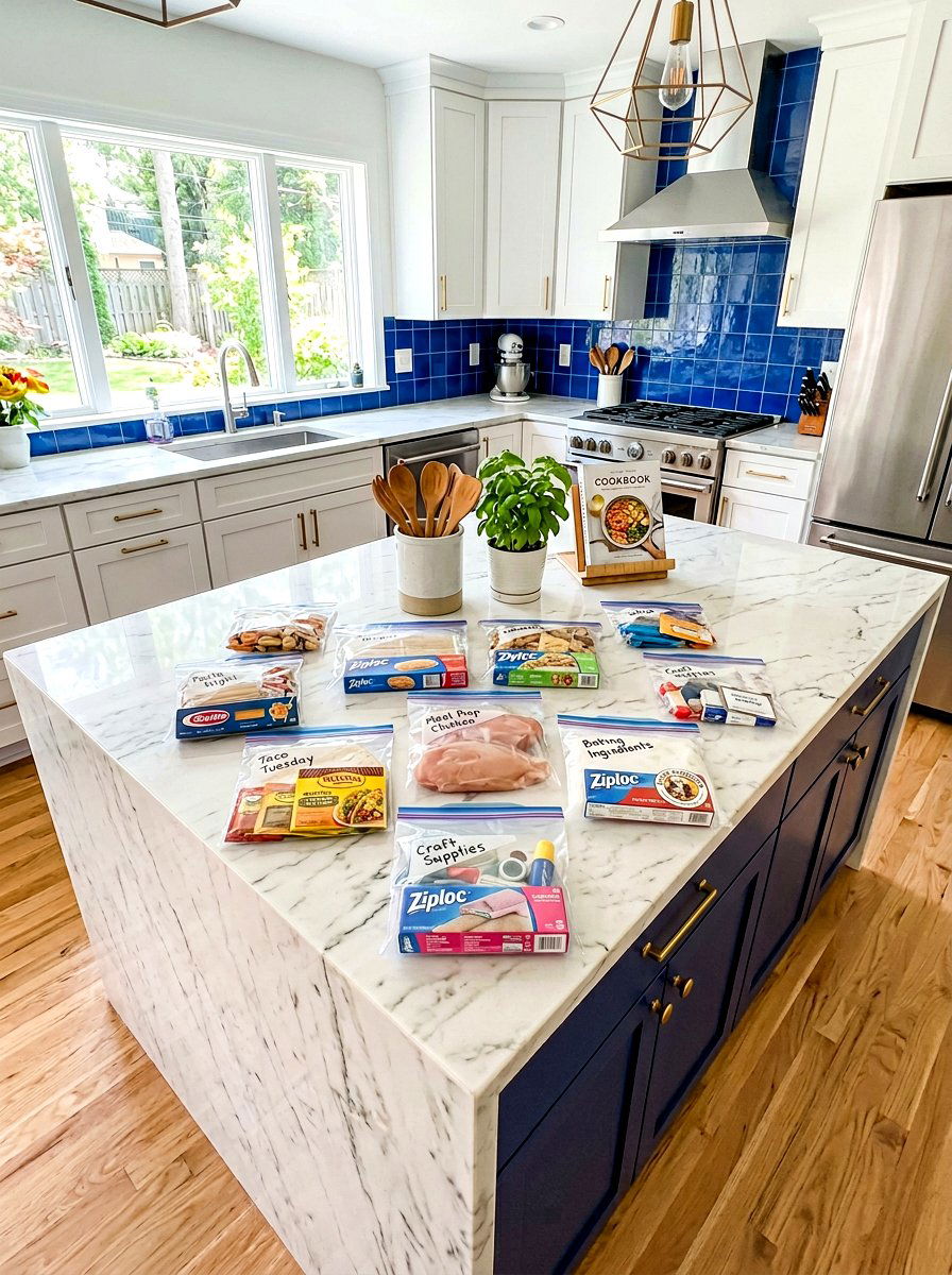 Ziploc bag organization - 30 puzzle storage ideas