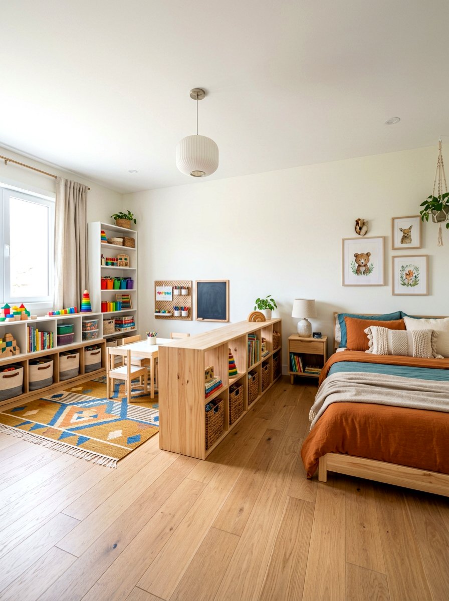 Zoned Bedroom Layout - 30 montessori bedroom ideas