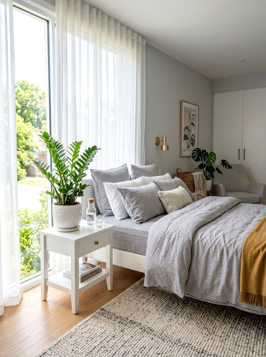 Zz plant bedroom - 30 indoor plant decor ideas